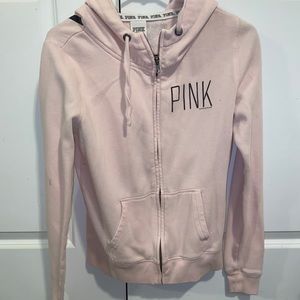 Baby pink Victoria secret zip up